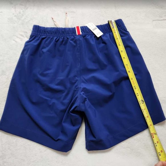 New Men's S M  Tracksmith x J Crew Cannonball Run blue running shorts - Picture 10 of 11